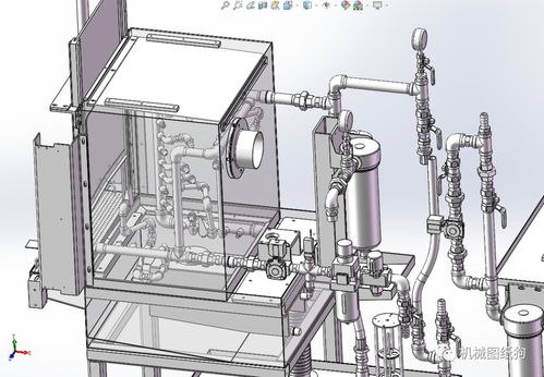 汽車(chē)零部件清洗機(jī)3d數(shù)模圖紙 solidworks設(shè)計(jì)